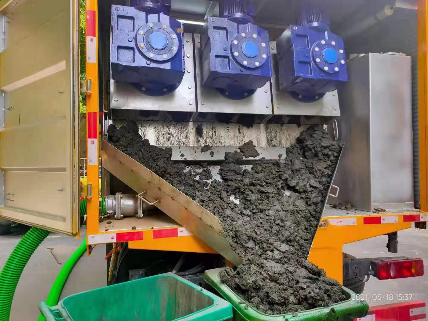 绥芬河化粪池清掏城市维护站-泥浆净化干湿分离处理